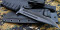 D2钢Strider挺进者米克卡巴军刀经典黑军刀成人�K合品��美味刀B X2981