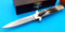 意大利AKC古典跳刀鹿角柄西西里牙签刀leverlettoknife四不像麋鹿刀 X3380