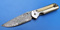 世界名刀匠克里斯里夫大马士革折刀经典大沙刀CR大沙折刀有米刀 X3618