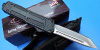 经典直出微技术战术弹簧刀黑单刃剃刀白刃实用刀直跳纸弹簧武士刀Ti X3828